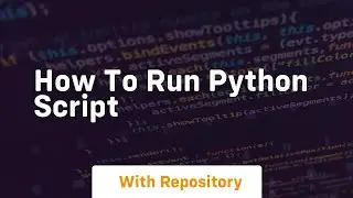 how to run python script