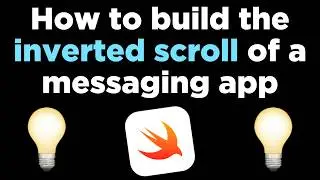 The trick to build the inverted scroll of a messaging app 🤯