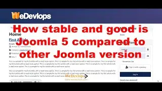 How stable and good is Joomla 5 compared to other version of Joomla