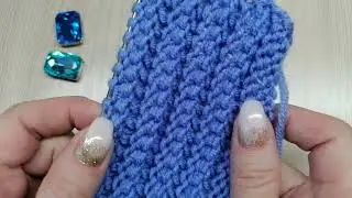 СУПЕРОБЪЕМНЫЙ 👀🧶 КЛАССНЫЙ УЗОР СПИЦАМИ. МК.