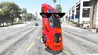 GTA 5 STUNTS & Wins, Fails Compilation (GTA 5 Epic Moments, Thug Life)