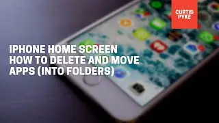 iPhone - iOS 15 - How to Customize Your Homescreen - Delete apps / move apps / create folders