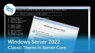 Windows Server 2022 with Classic Theme