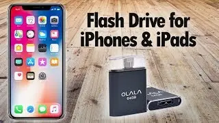 Flash Drive for iPhones and iPads (Backup Pictures, VIdeos, and Contacts Without iTunes)