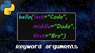 Python keyword arguments 🔑