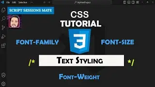 Typography & Fonts in CSS – Beginner to Expert! Step-by-Step Tutorial!