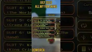 all my YBA skins [July 2023] 