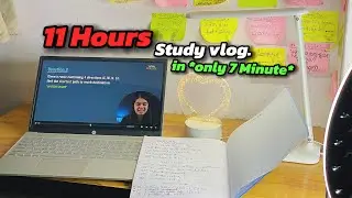 11 Hours+ Study vlog ,🎀✨Software engineer 👨🏻‍💻, dsa, kotlin, android development Portfolio ,