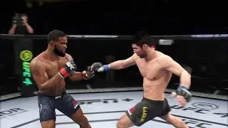 Tyron Woodley vs Vicente Luque UFC 260 Full Welterweight Match Highlights 3/27/2021 (UFC 4)