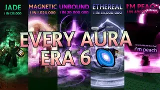 EVERY New Aura in Era 6「 Sol's RNG 🌌」│ I'm Peach🍀