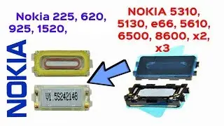 NOKIA mounting obsolete speakers in new phones  /  Установка устаревших динамиков в новые телефоны