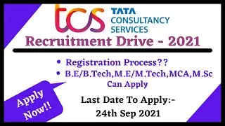 TCS Off Campus Drive - 2021 | Hiring Freshers For Multiple Job Roles!!!