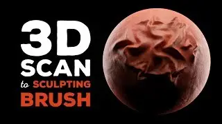 3D Scan to Sculpting Brush Workflow (PhotoScan and Blender)