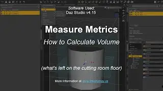 Daz Studio - How to Calculate Volume of a 3D Model