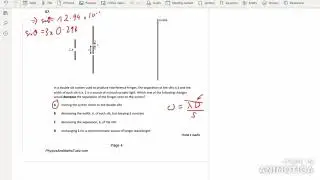 A-level Physics Diffraction & Interference Multiple Choice Questions