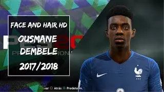 PES 2013 · OUSMANE DEMBELE FACE AND HAIR HD 2017/2018