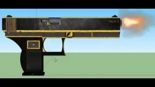 3D Model Animated Glock Shots