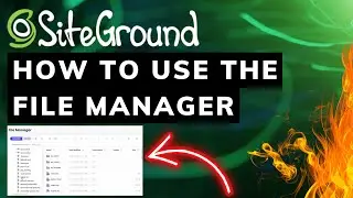 SiteGround File Manager (Manage files like Robots.txt & Htaccess file)