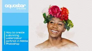 How to quickly create a stunning watercolour portrait in Adobe Photoshop