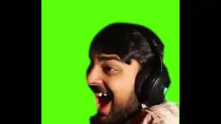 Epic laugh meme template green screen