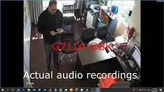 Audio tests on the Dahua NVR using the IPC-HDW4631C 6MP IP Camera