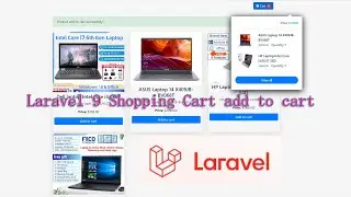 Laravel 9 Shopping Cart add to cart