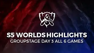 Day 3 Worlds Highlights | S5 LoL World Championship 2015 All Games All Highlights