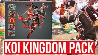 FORTNITE KOI KINGDOM PACK! Koi Envoy, Brawler Zero & Chigusa Skin Review!