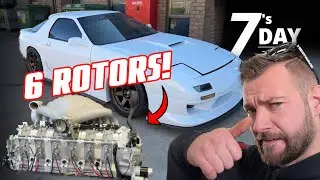 FC RX7 At 7’s Day: WORLD's FIRST TURBO 6 ROTOR!