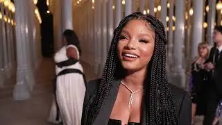 Halle Bailey Interview at the 2023 LACMA ART+FILM GALA Presented By Gucci