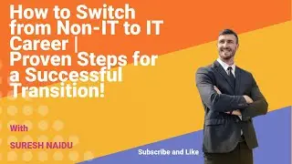 How to Switch from Non-IT to IT Career | Proven Steps for a Successful Transition!#nonittoit #itjobs