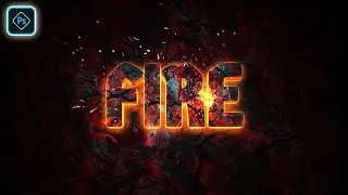 1 Minute Realistic Fire Text Effect In Photoshop CC Tutorial 2021