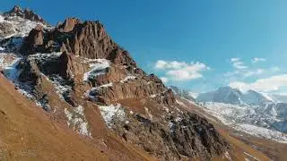 Горы Тянь-Шань. Казахстан. Аэросъемка