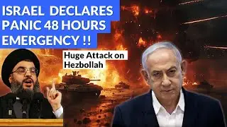 ISRAEL DECLARES PANIC 48 HOUR EMERGENCY | Huge Attack on Hezbollah by IDF | By Bharat Yojna
