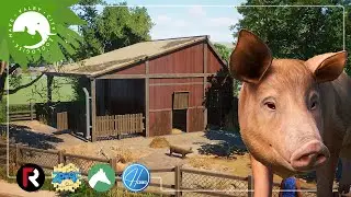 Building a REALISTIC MUDDY Pig Habitat in Valby City Zoo | Planet Zoo Speed Build