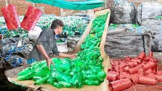 How Million Waste Plastic Bottle Convert into Plastic Rope Roll Amazing process