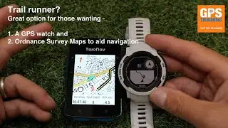 Trail running – A budget GPS watch complimented by Ordnance Survey maps on a device