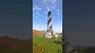 Minecraft: Rate this Modern Skyscraper between 1 and 10!Timelapse | Tutorial | #minecraft #shorts