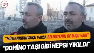 Ebrar Sitesi'nden sağ kurtulan depremzede o günü anlattı! 