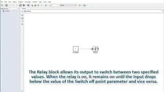 What is MATLAB Simulink relay block