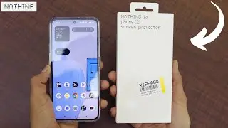 Nothing Phone 2 Official Tempered Glass Screen Protector - Installation & Review!