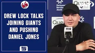 New Giants QB Drew Lock reveals why he signed with Big Blue & his plan to ‘push’ Daniel Jones | SNY