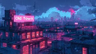 Lofi Hip Hop Beats with Rain Sounds ☔️ 1980s & 90s Japanese Town Aesthetic ✨ Lofi Playlist