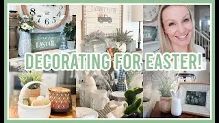 DECORATING FOR EASTER! | SPRING DIY & DECORATE WITH ME 2021