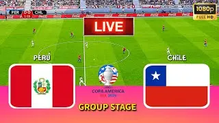 LIVE🔴| PERU vs CHILE - Copa America 2024 | Group Stage | Full Match | Live Football Match