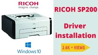 RICOH SP 200 printer || Driver installation || Windows 10 || Step by Step