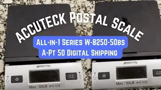 ACCUTECK All-in-1 Series W-8250-50bs A-Pt 50 Digital Shipping Postal Scale Review