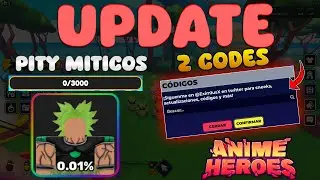 🚨MINI UPDATE ANIME HEROES SIMULATOR CODES ROBLOX