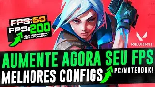 COMO AUMENTAR O FPS NO VALORANT EM 2024 ! MELHORES CONFIGURAÇÕES PARA MELHORAR FPS PING E INPUT LAG