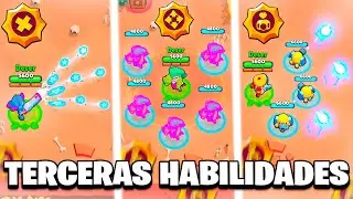 80 TERCERAS HABILIDADES ESTELARES para 80 BRAWLERS 😨🔥🤑